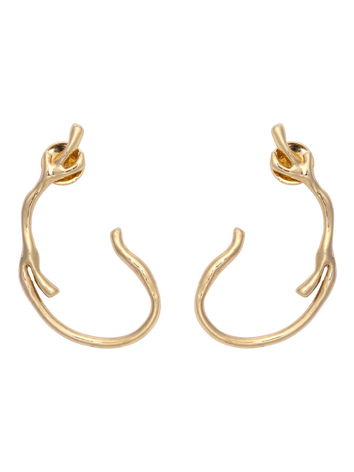 Brinco Feminino Raiz Orgânico Dourado Palone