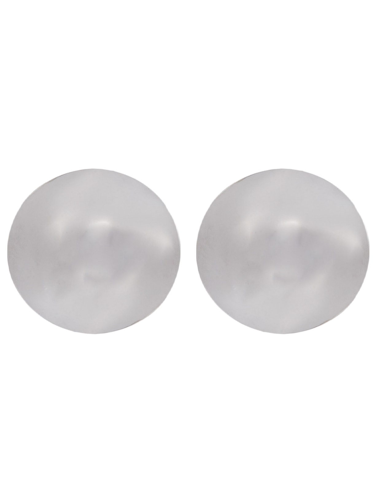 Brinco Feminino Redondo em Metal - Prateado