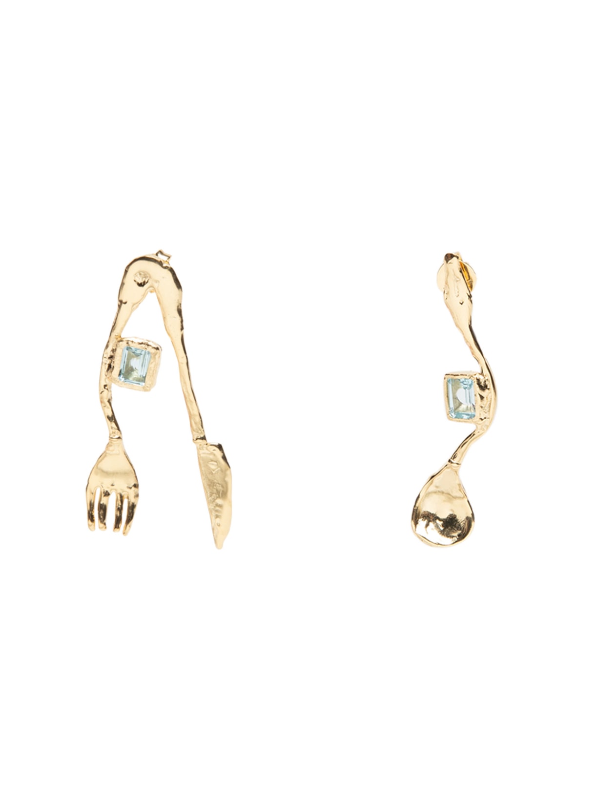 Brinco Feminino Servir Dourado Fenda Jewellery