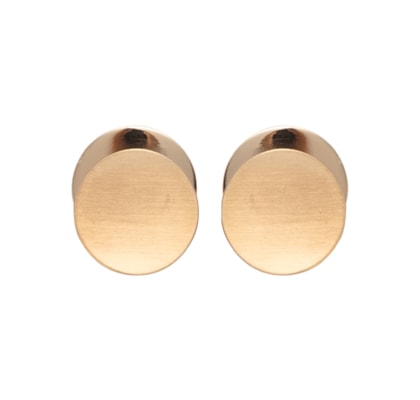 Brinco Feminino Sobreposto Escovado - Dourado