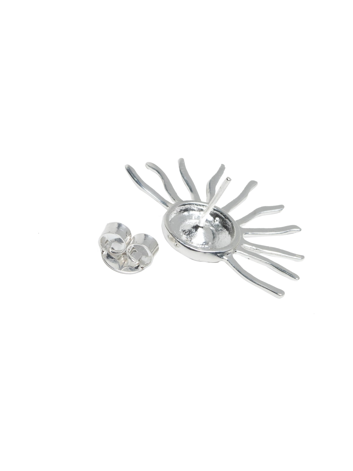 Brinco Feminino Sol Prata Prata Triana