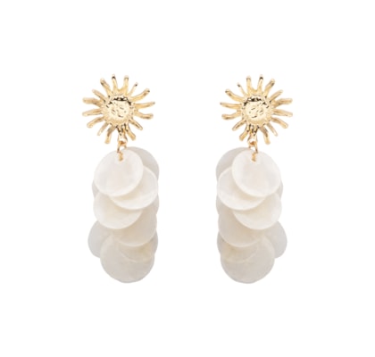 Brinco Feminino Solar -  Dourado