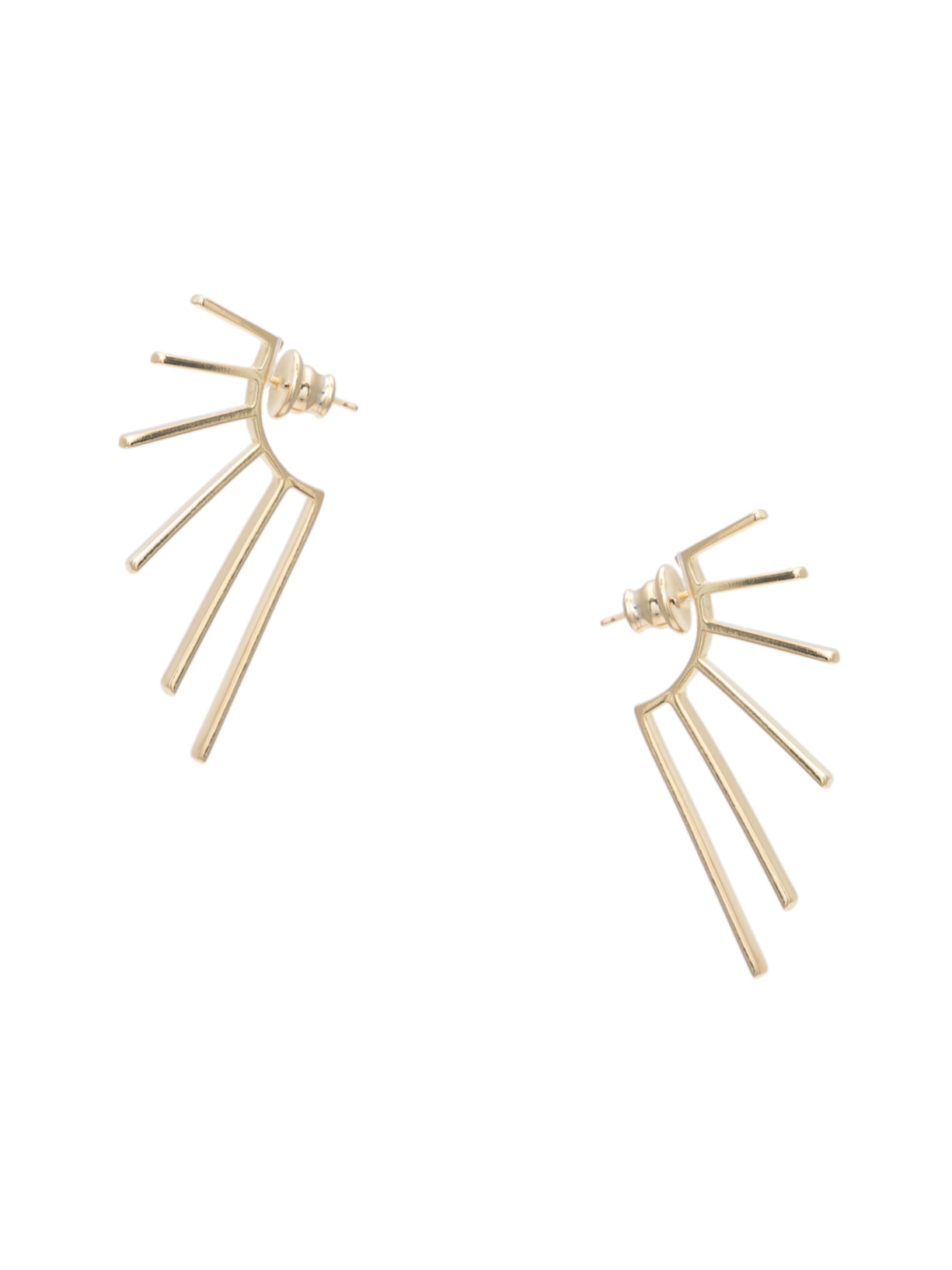 Brinco Feminino Sue Em Metal - Dourado