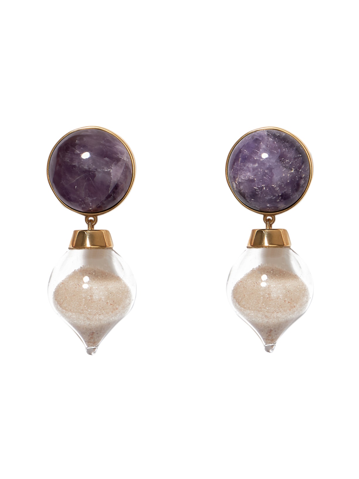 Brinco Feminino Tempo - Roxo