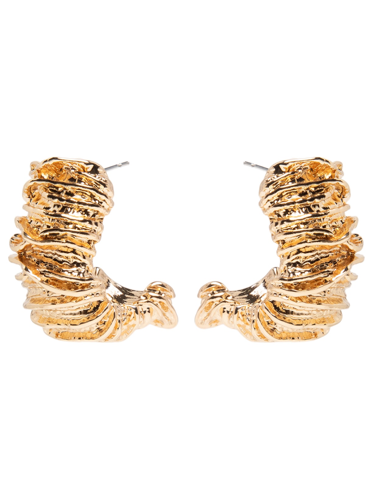 Brinco Feminino Texturizado Dourado '2Essential