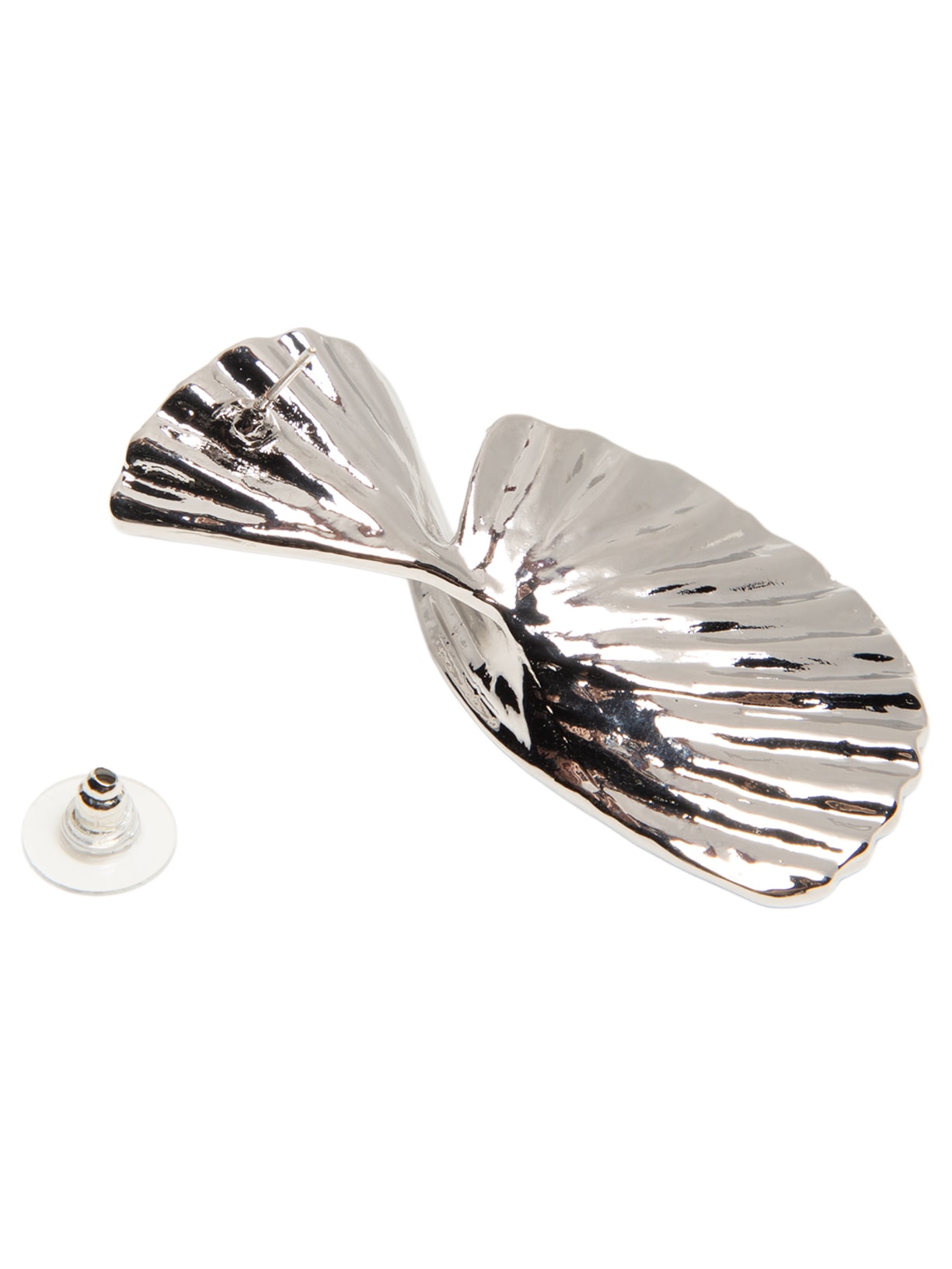 Brinco Feminino Texturizado Orgânico Prateado '2Essential