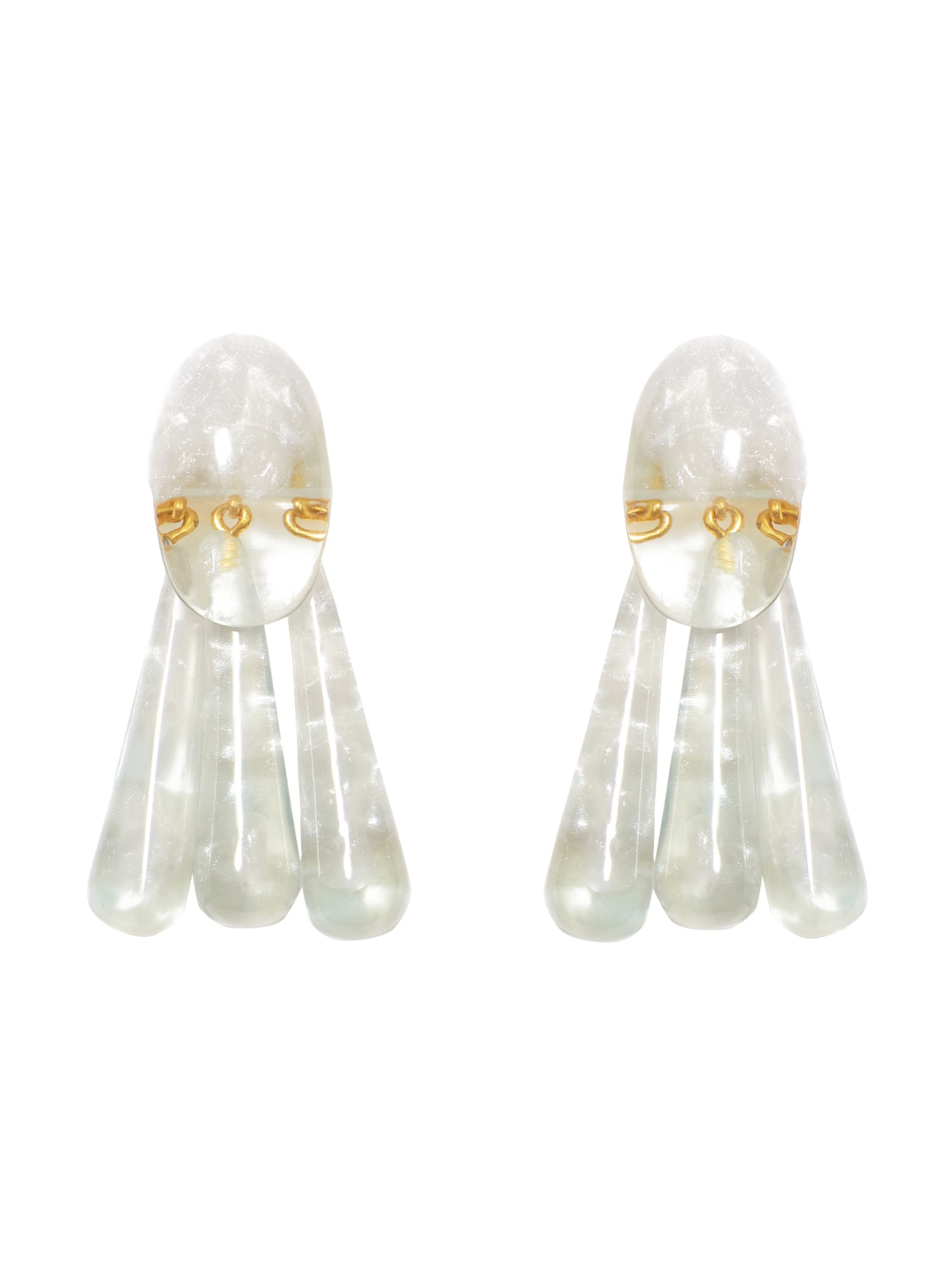 Brinco Feminino Theodora - Branco