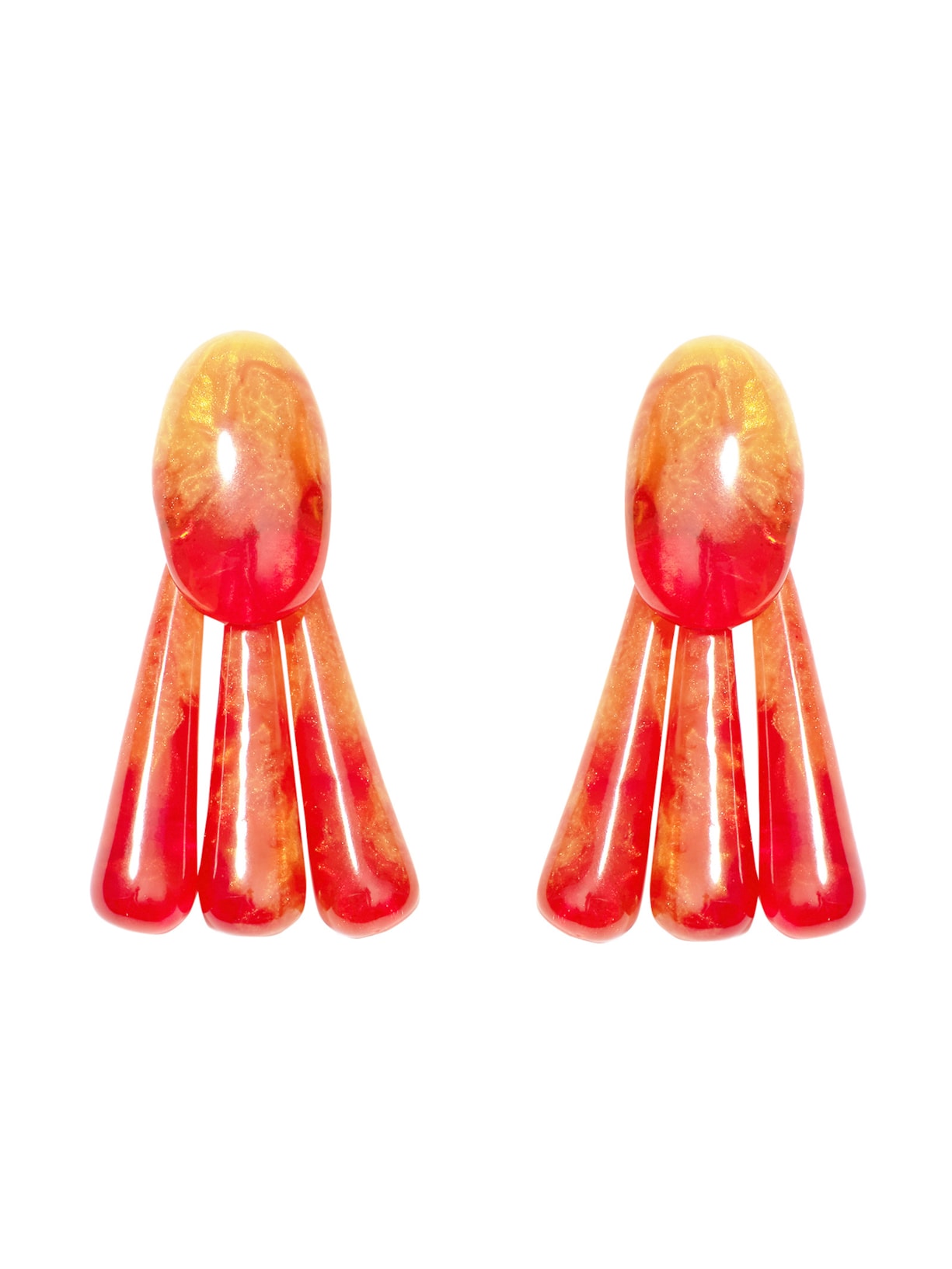 Brinco Feminino Theodora - Laranja