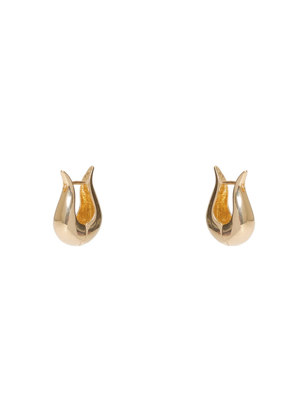 Brinco Gota Em Metal - Dourado