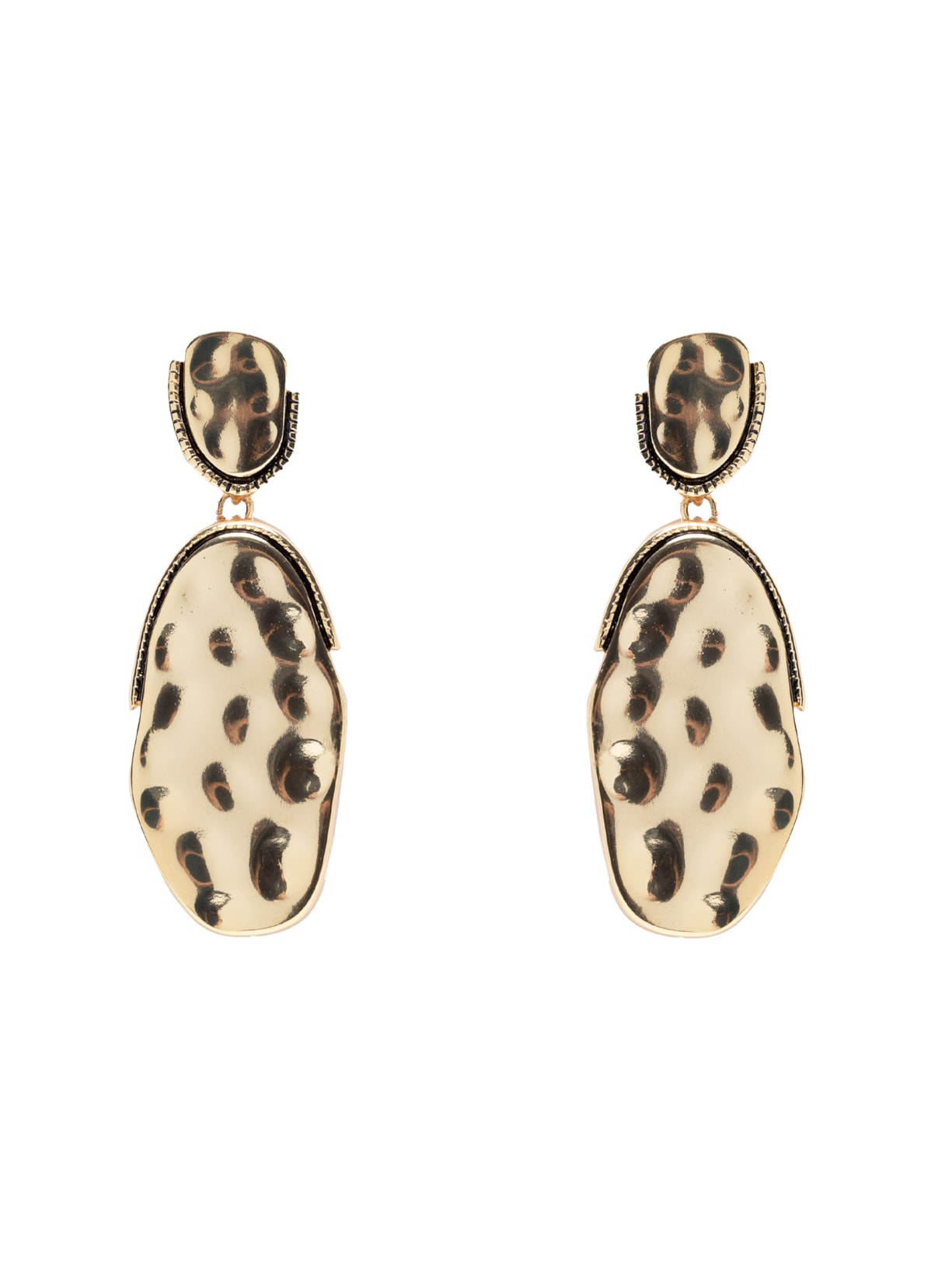 Brinco Martelado Feminino - Dourado