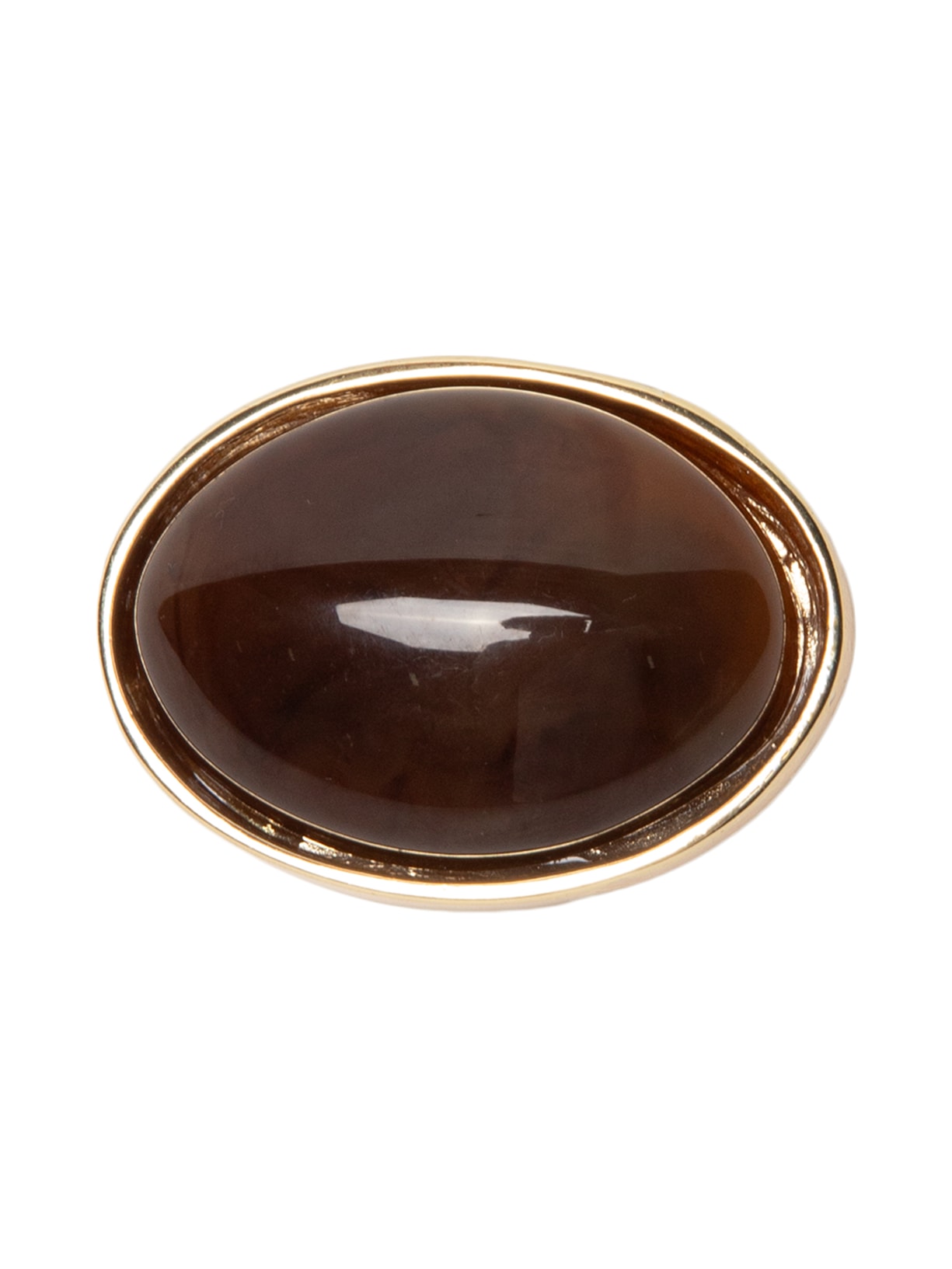 Broche Feminino com Pedra Marrom '2Essential