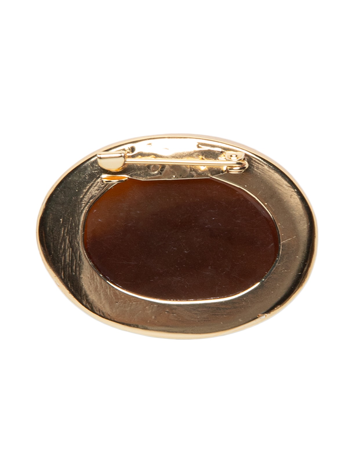 Broche Feminino com Pedra Marrom '2Essential
