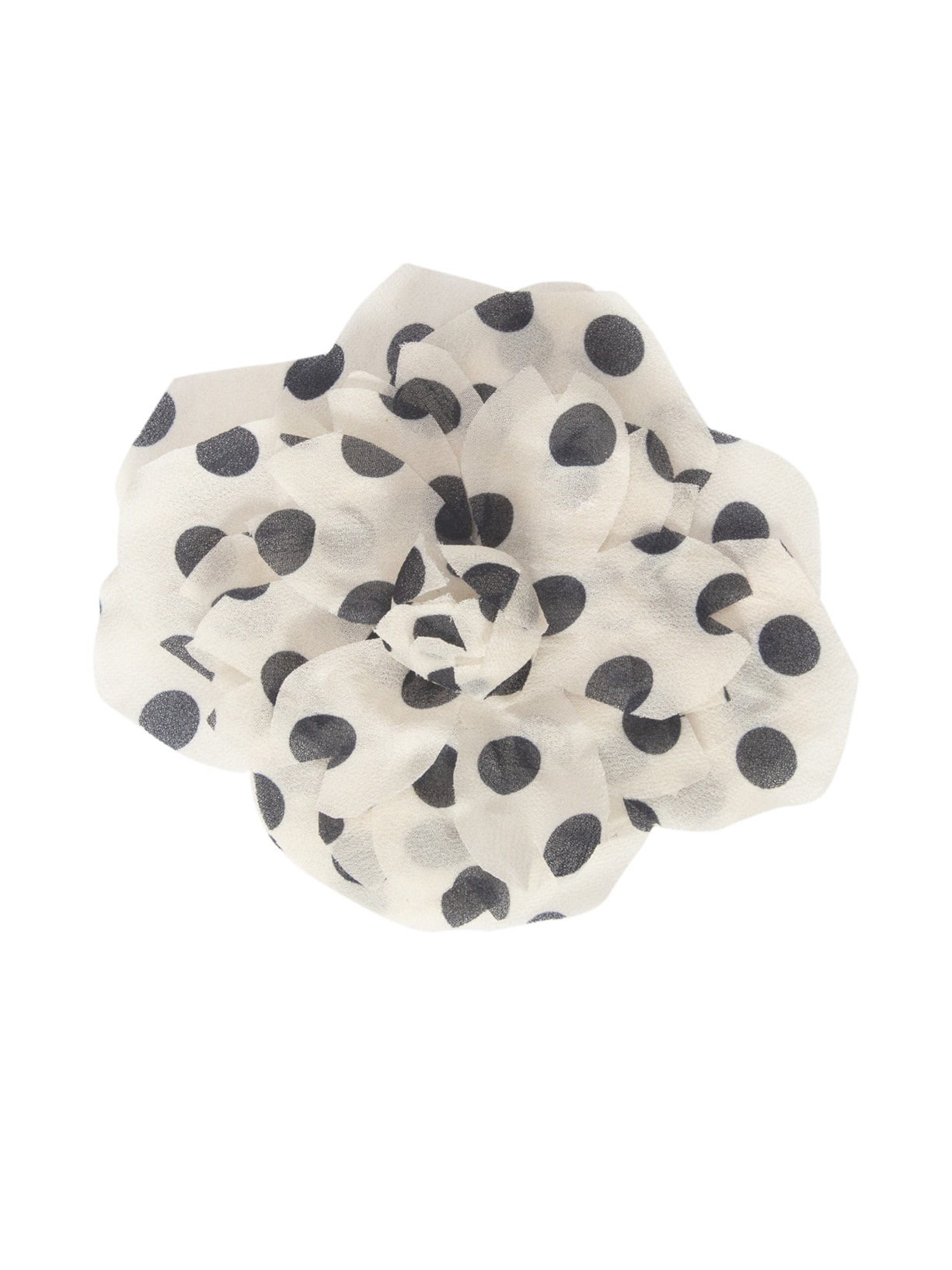 Broche Feminino Flor Sabrina - Off White