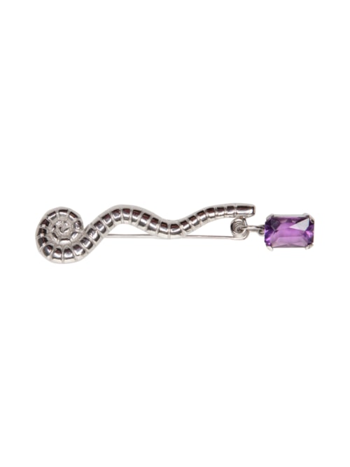 Broche Feminino Polínea - Prateado