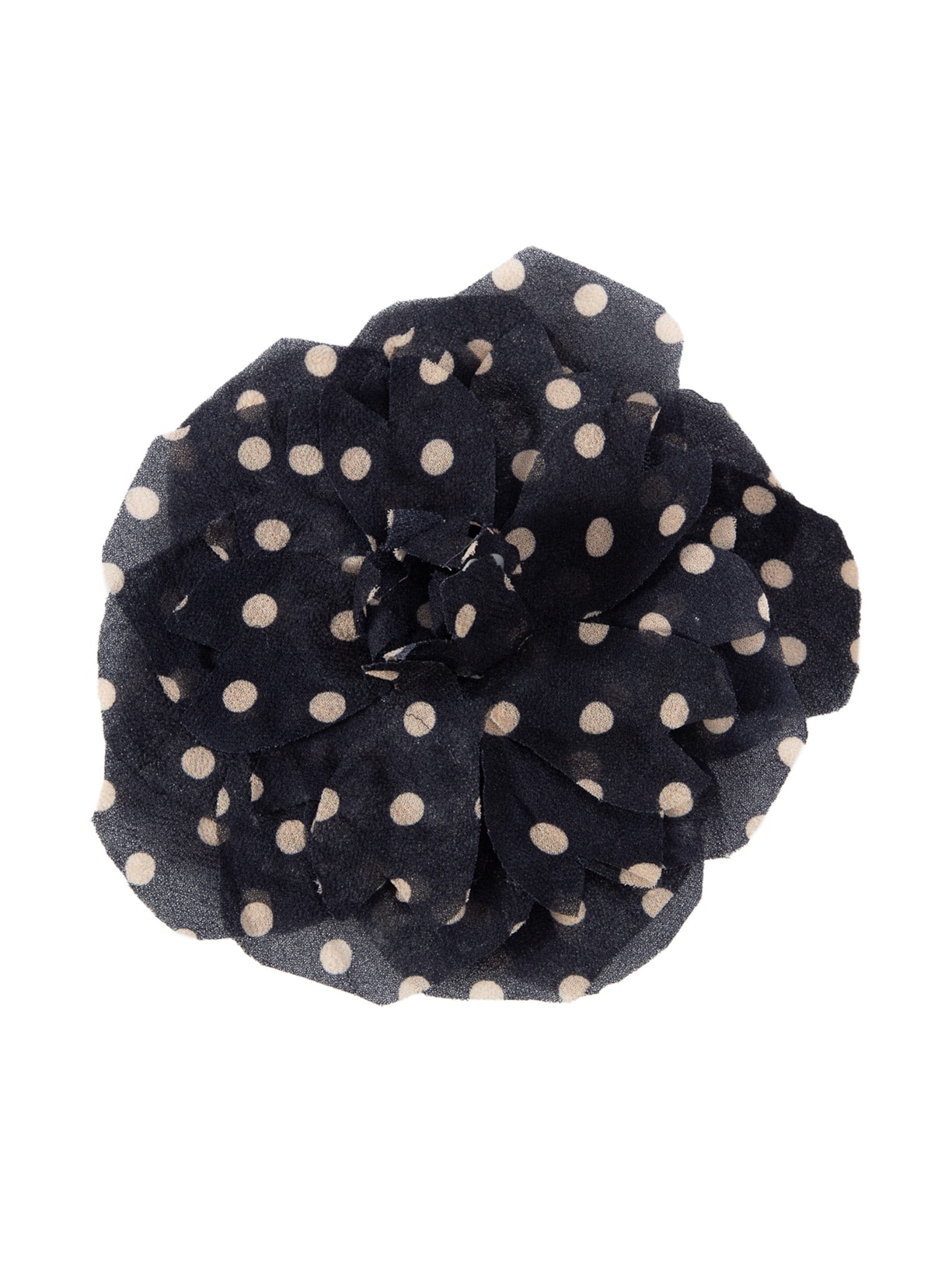 Broche Flor Sabrina - Preto