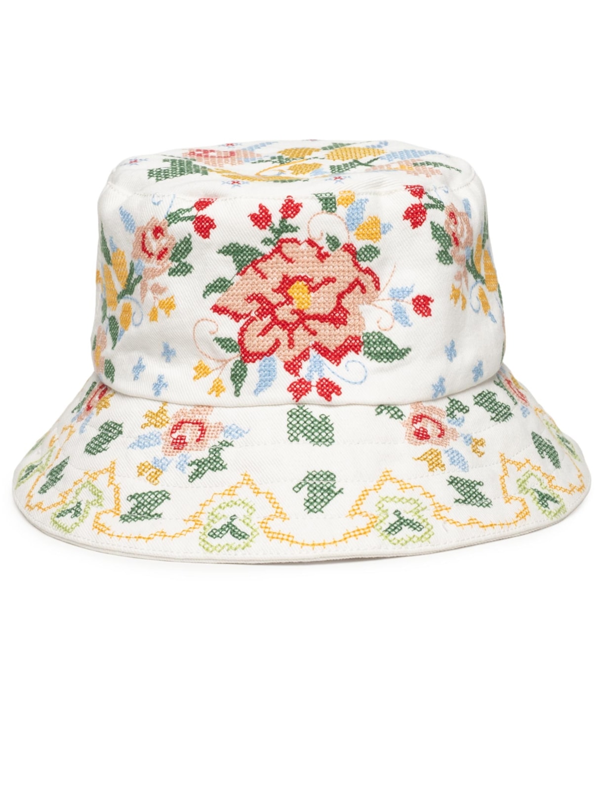 Bucket Feminino Bordado Brisa Serena - Branco