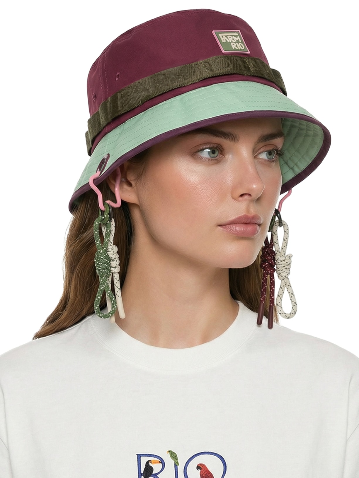 Bucket Feminino Colorblocking Camping - Verde