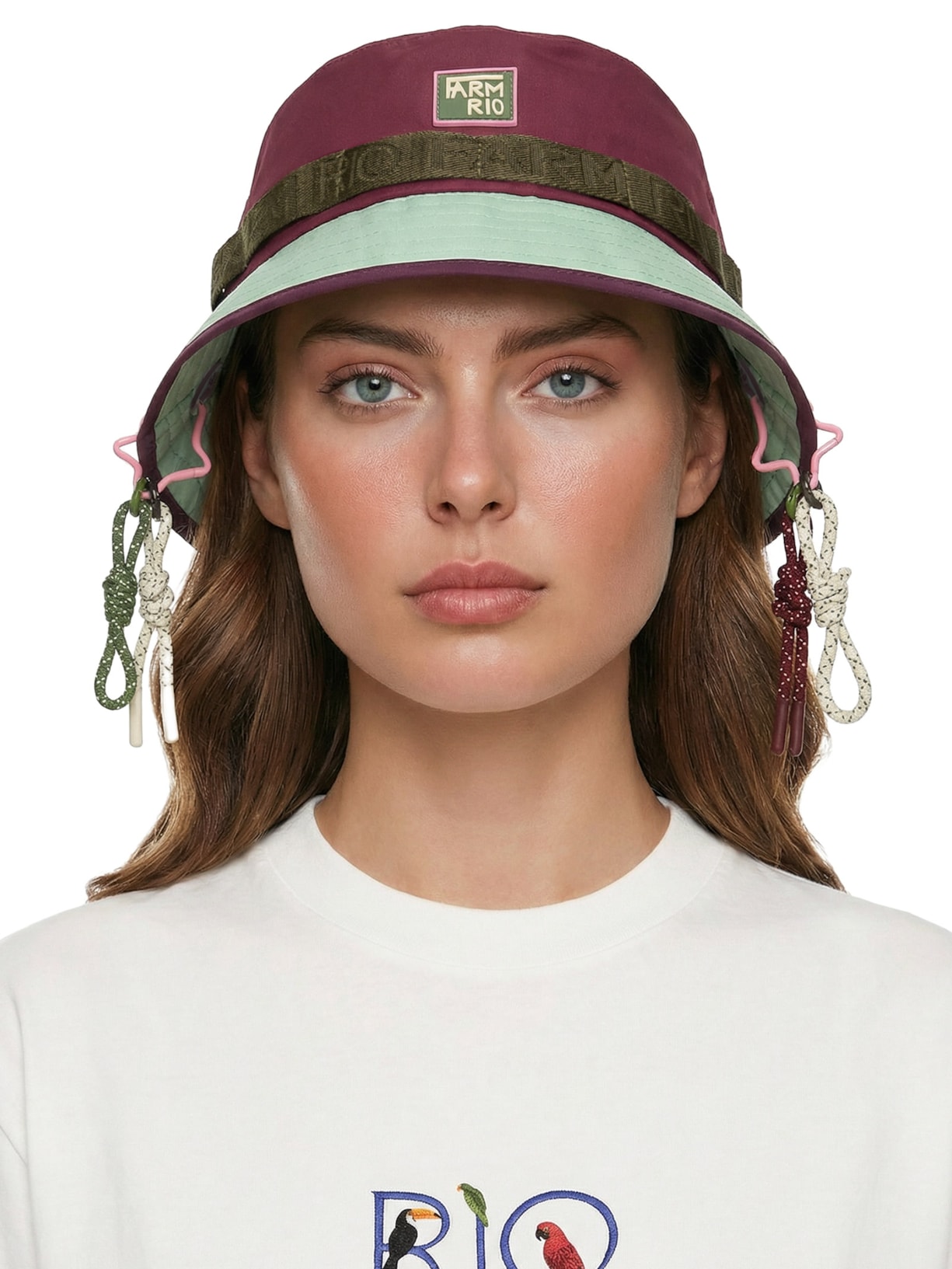 Bucket Feminino Colorblocking Camping Verde Farm Etc