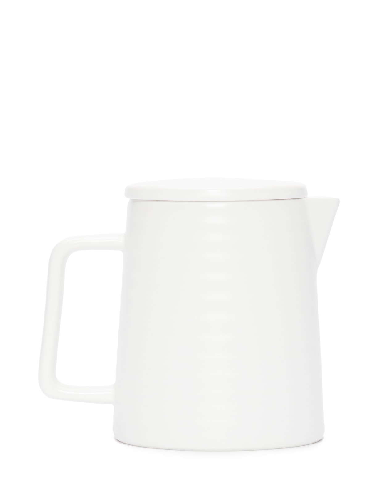 Bule Com Suporte Para Filtro Em Cerâmica 600ml Branco Wolff