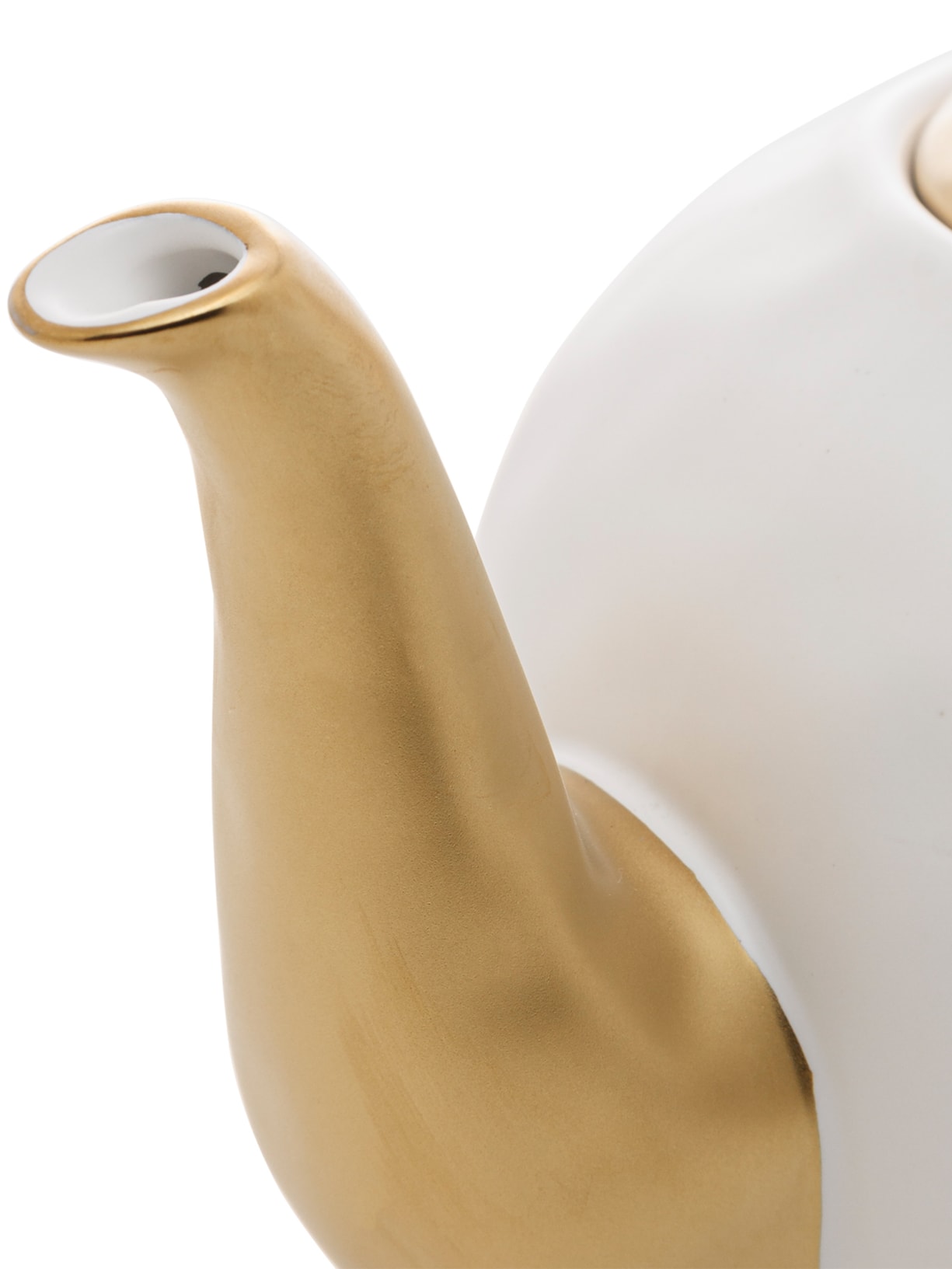 Bule Para Chá Dubai 1l Em Porcelana Branco Wolff