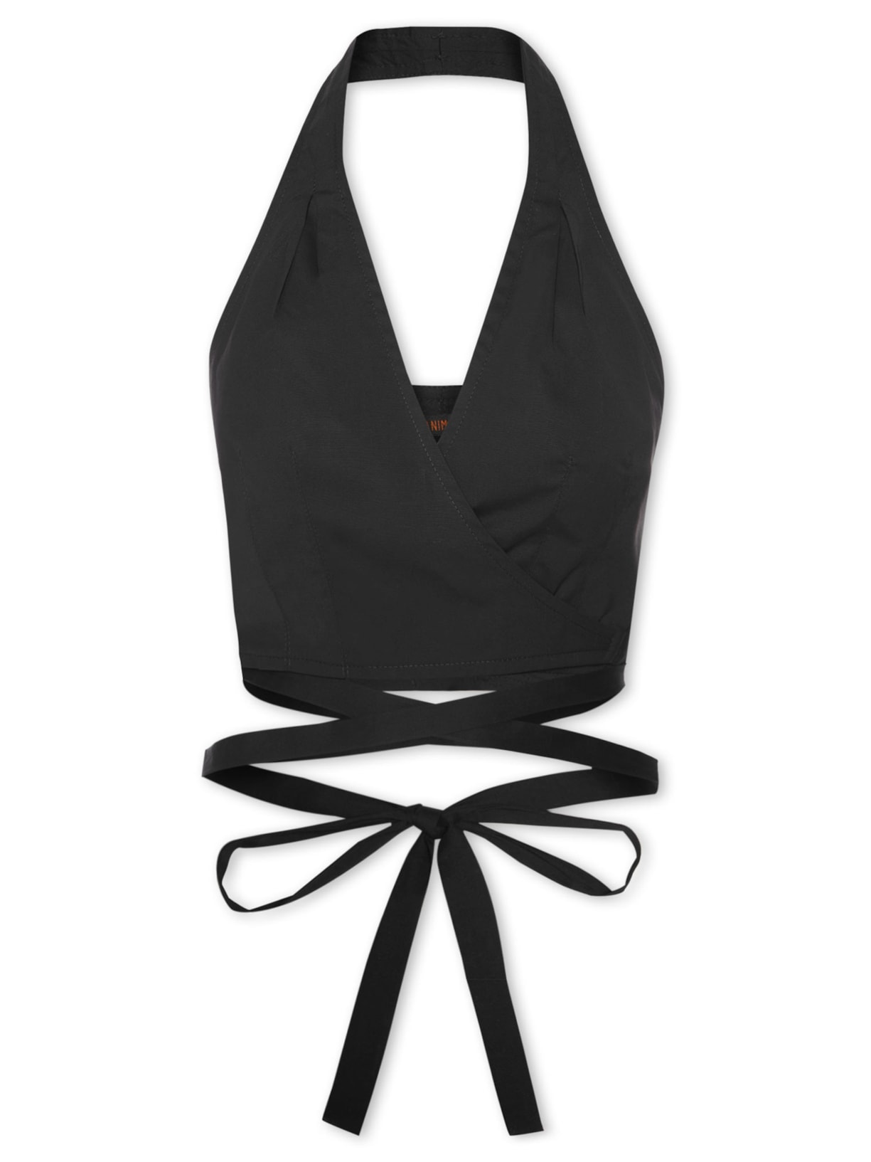 Busa Feminina Com Gola Transpassada - Preto