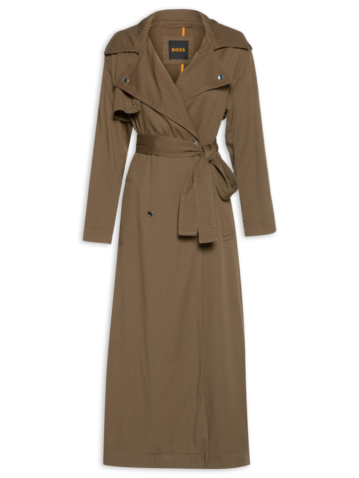 Cacaco Feminino Trench Colilong - Marrom