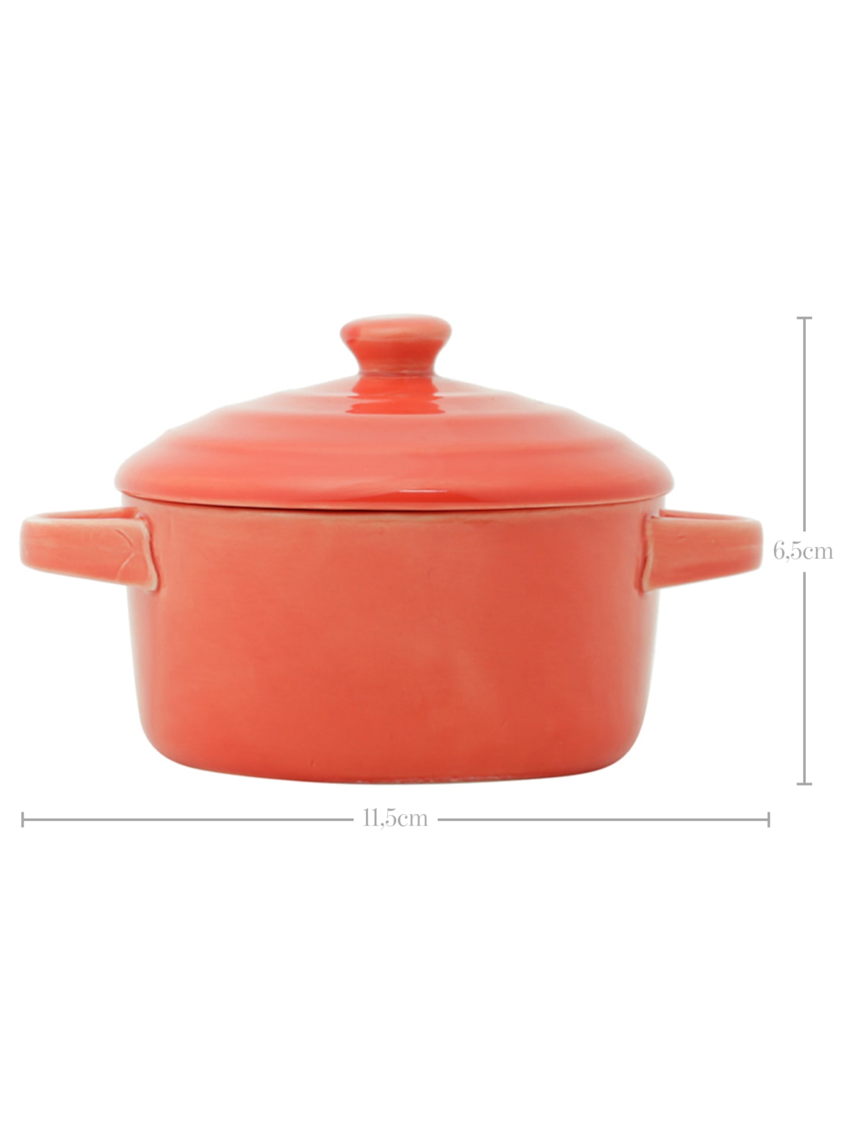 Caçarola de Porcelana Farm Vermelha '2Home