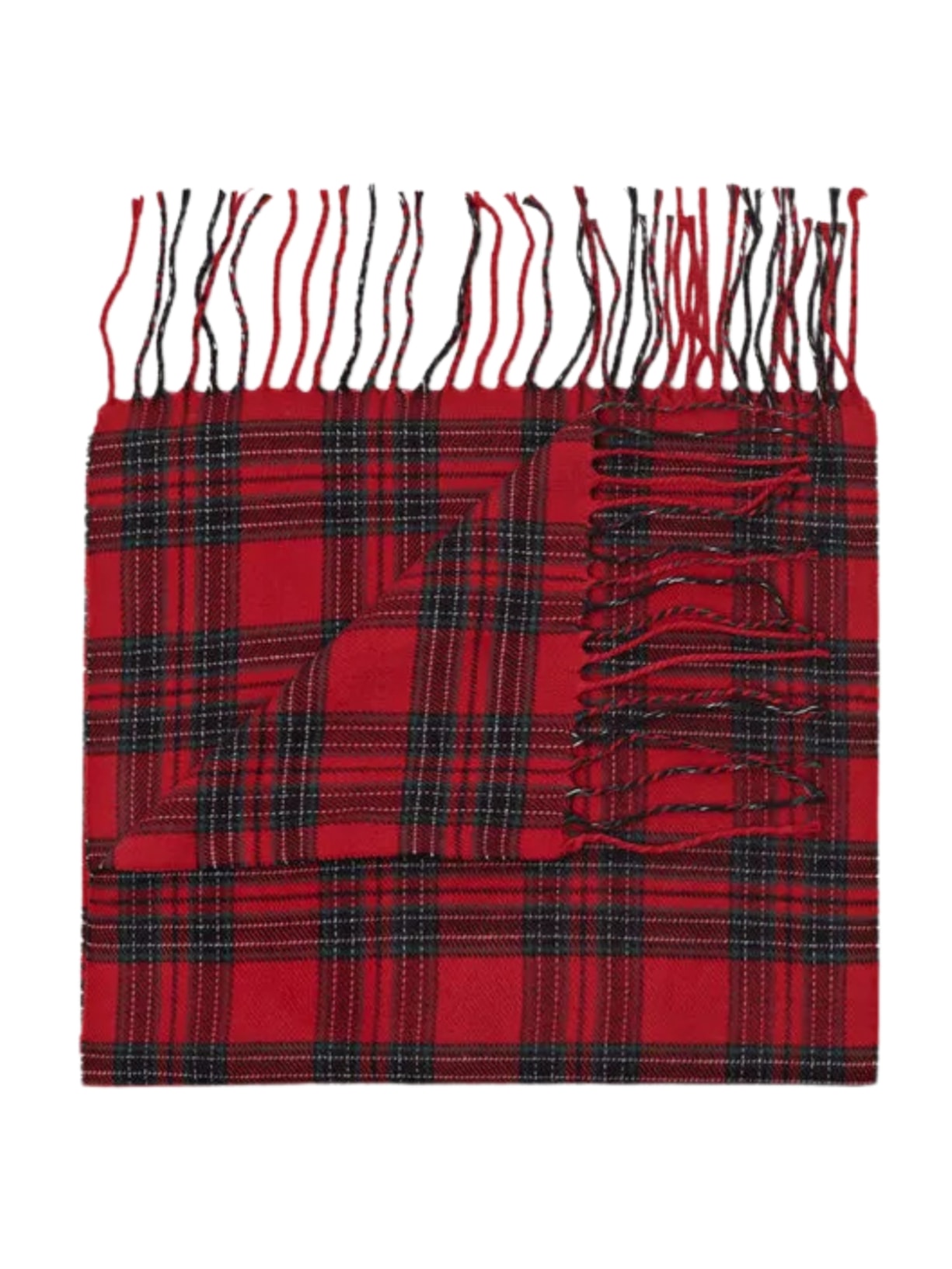 Cachecol Xadrez - Vermelho