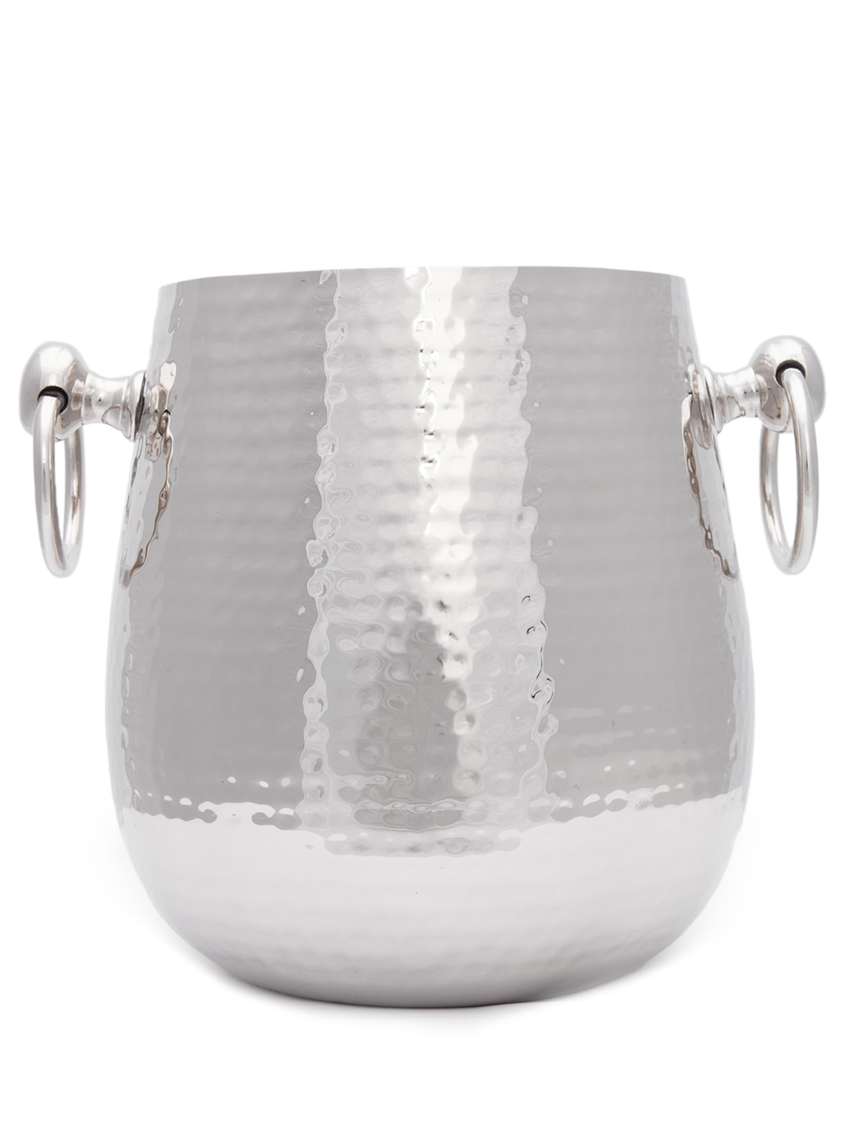 Cachepot Silver Hammered P Prata Le Lis Casa