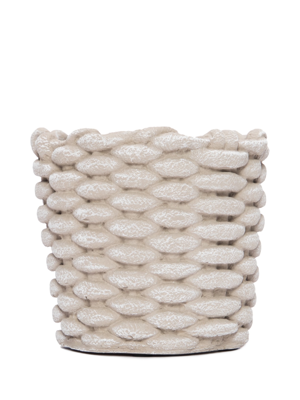 Cachepots Texturizado Em Cimento Cinza '2Home