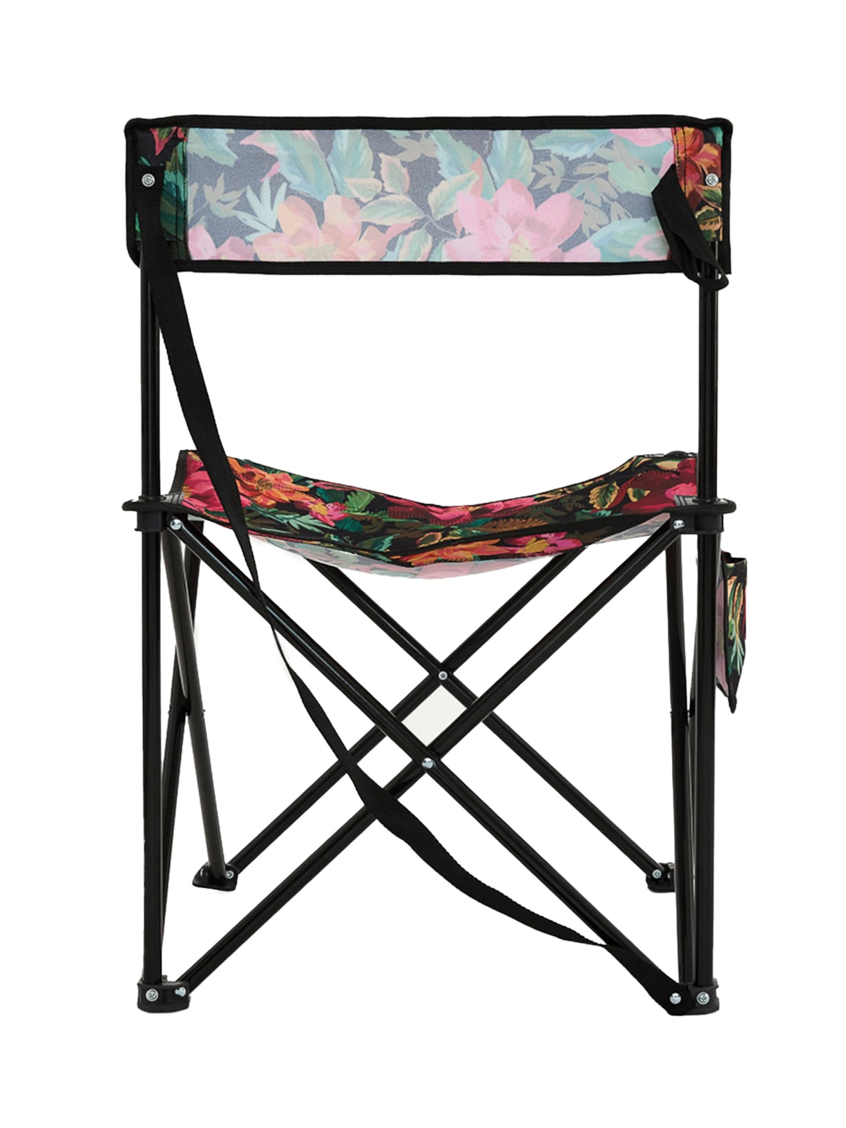 Cadeira de Camping Painted Flowers Verde Farm Etc