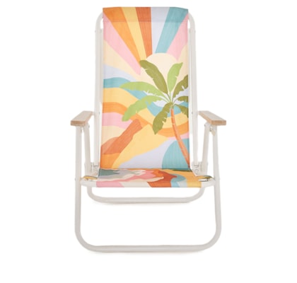 Cadeira De Praia Paisagem Carioca - Amarelo