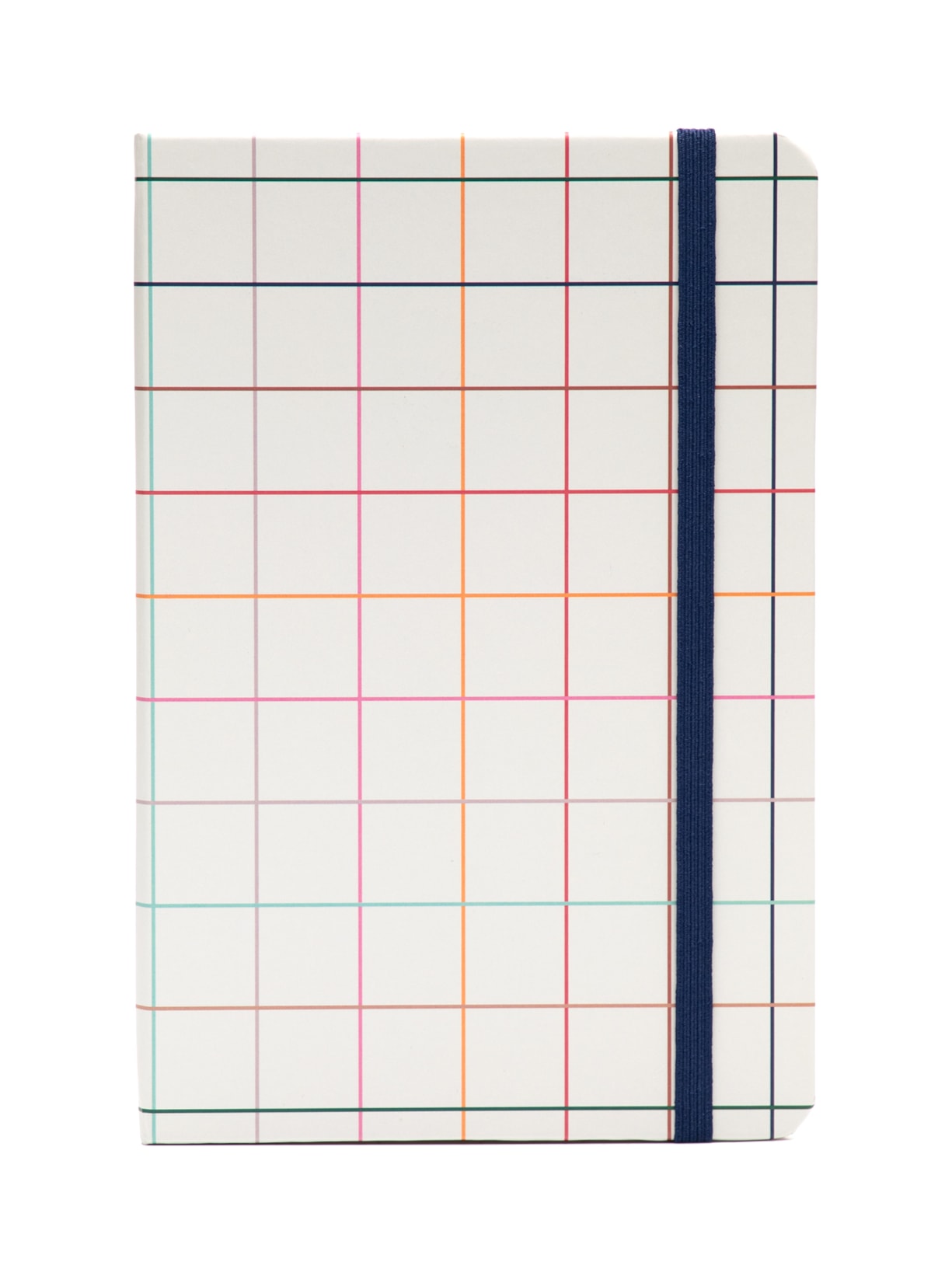 Caderneta Esquema Sem Pauta Quadriculado - Off White