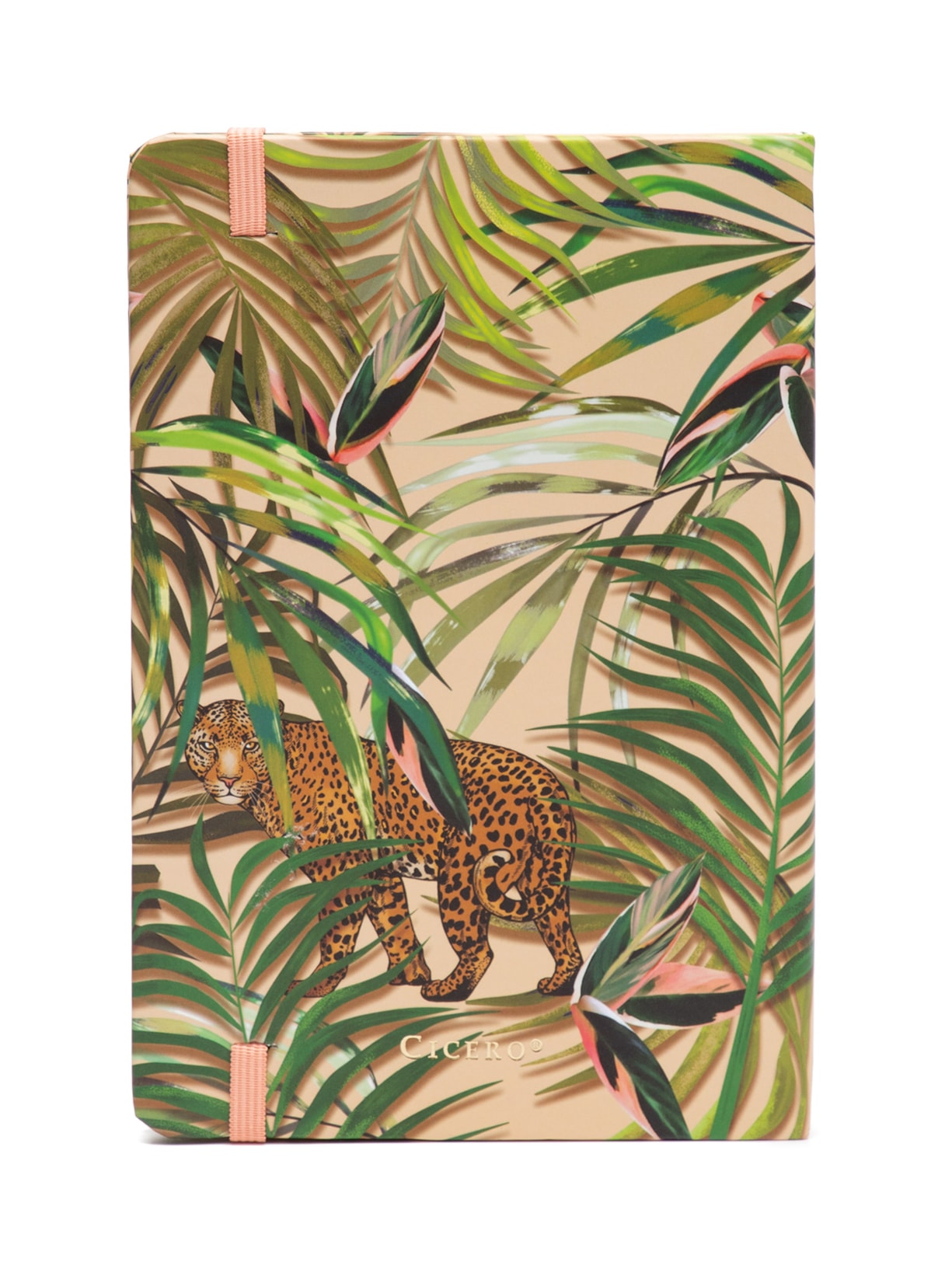 Caderneta Onças Sem Pauta Rosa Cícero Papelaria