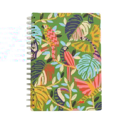 Caderno Universitário Bosque Dos Pássaros - Verde