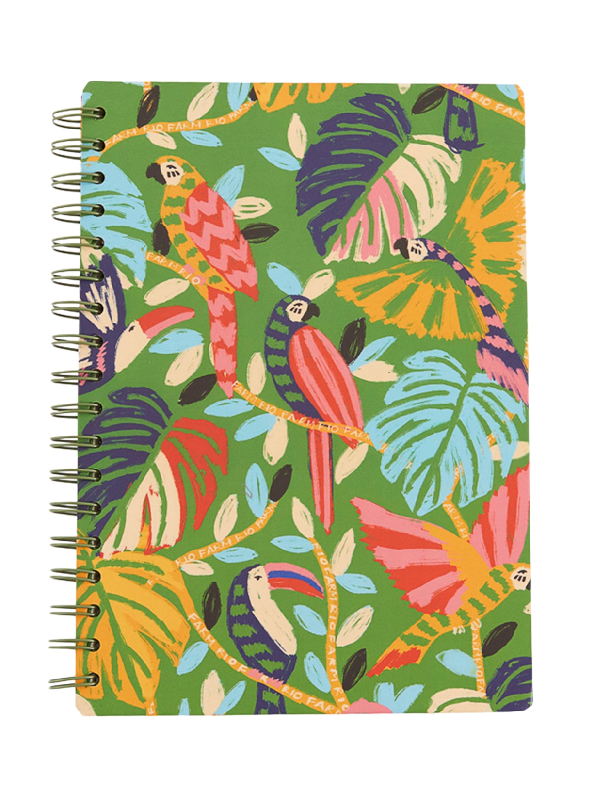 Caderno Universitário Bosque Dos Pássaros - Verde