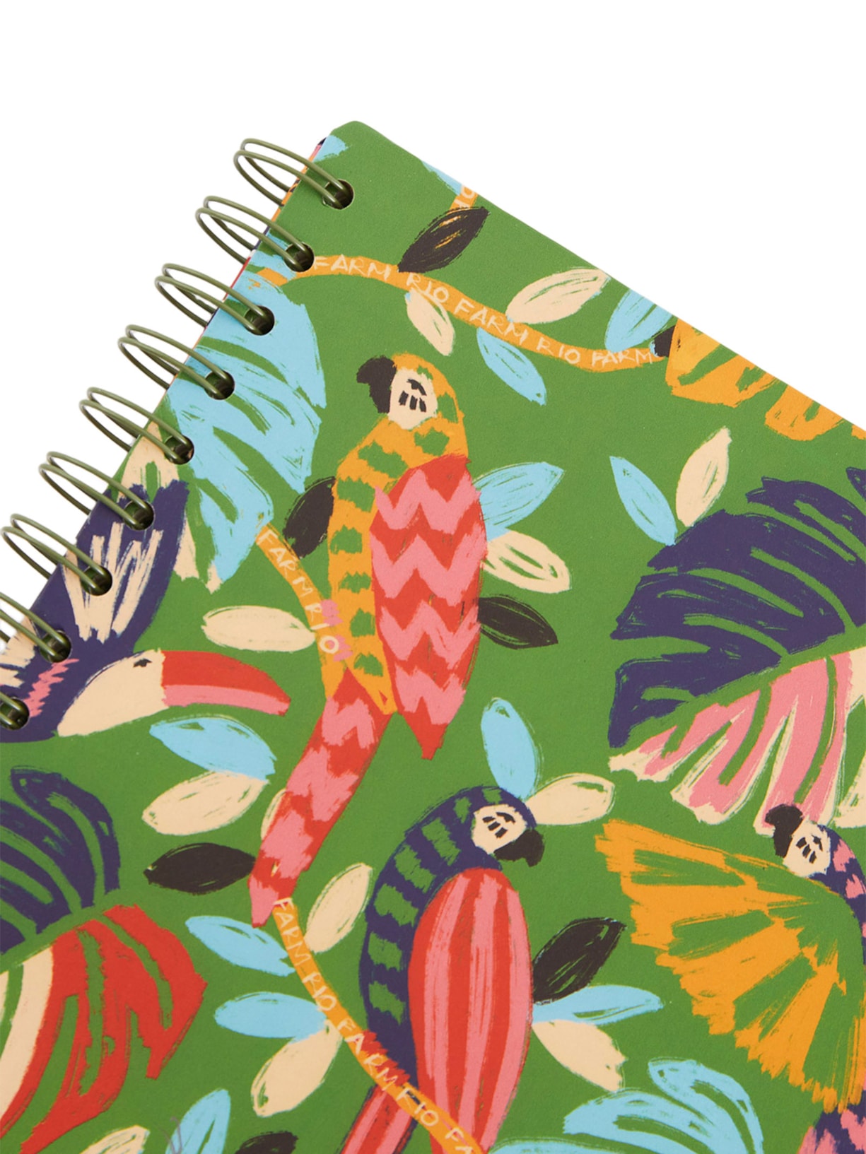 Caderno Universitário Bosque Dos Pássaros Verde Farm Etc