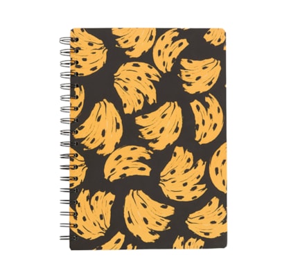 Caderno Universitário Bossa Banana - Preto