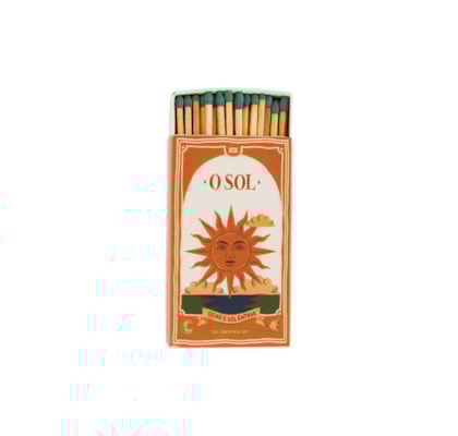 Caixa De Fósforo O Sol - Amarelo