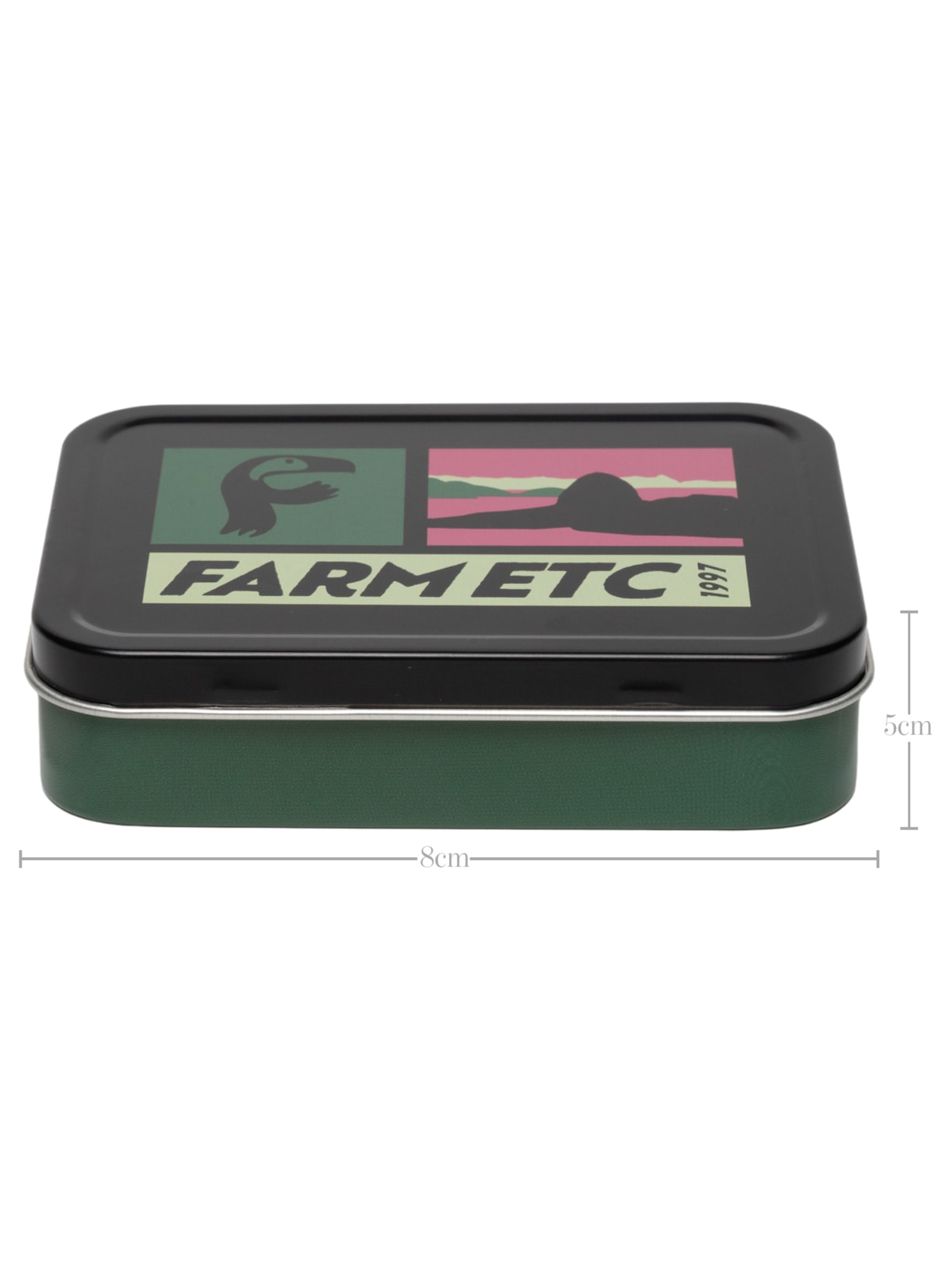 Caixa de Metal  Preto Farm Etc