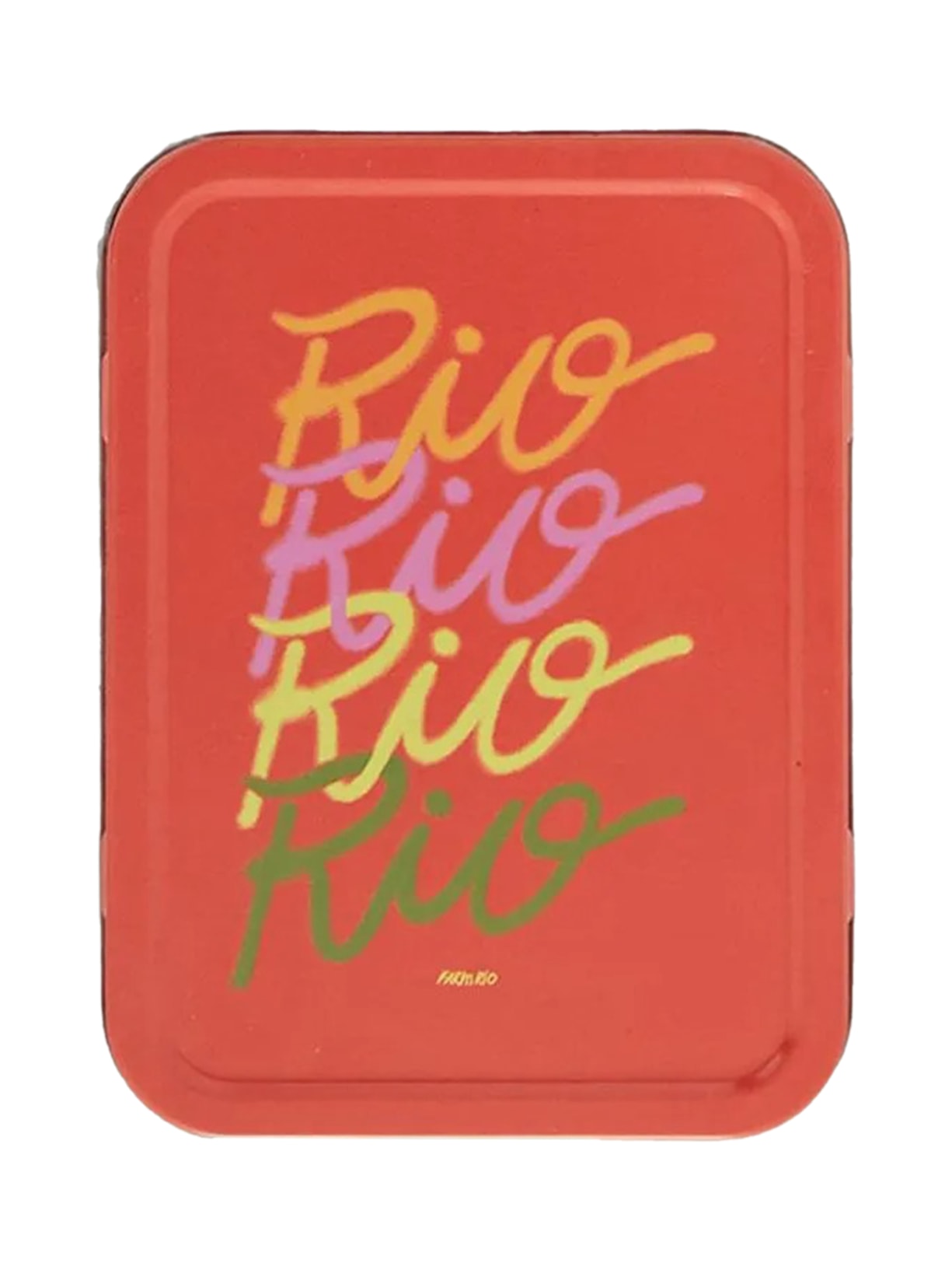 Caixa De Metal Rio - Laranja