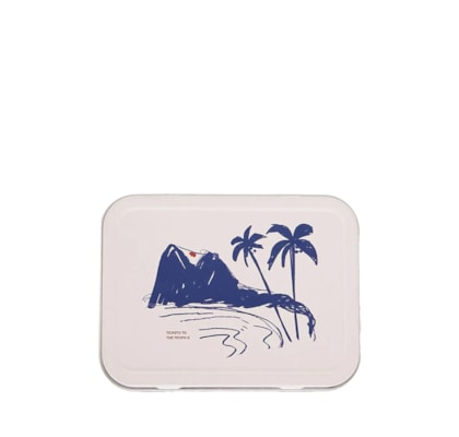 Caixa De Metal Tickets To The Tropice - Azul