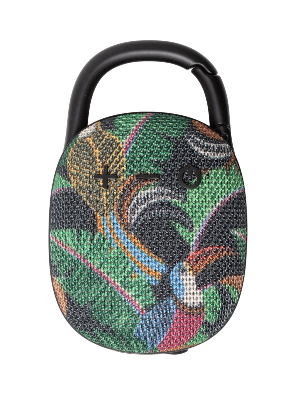 Caixa de Som Portátil Tucanos com Folhagem - Preto