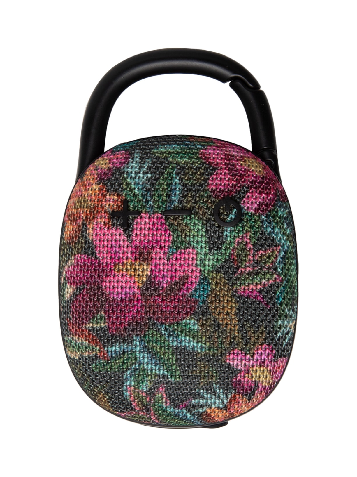 Caixinha De Som Painted Flowers - Preto