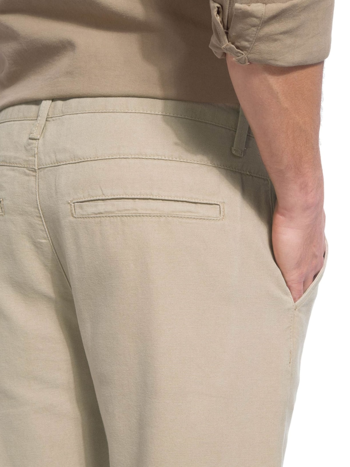 Calça Alfaiataria E-basics Bege Osklen