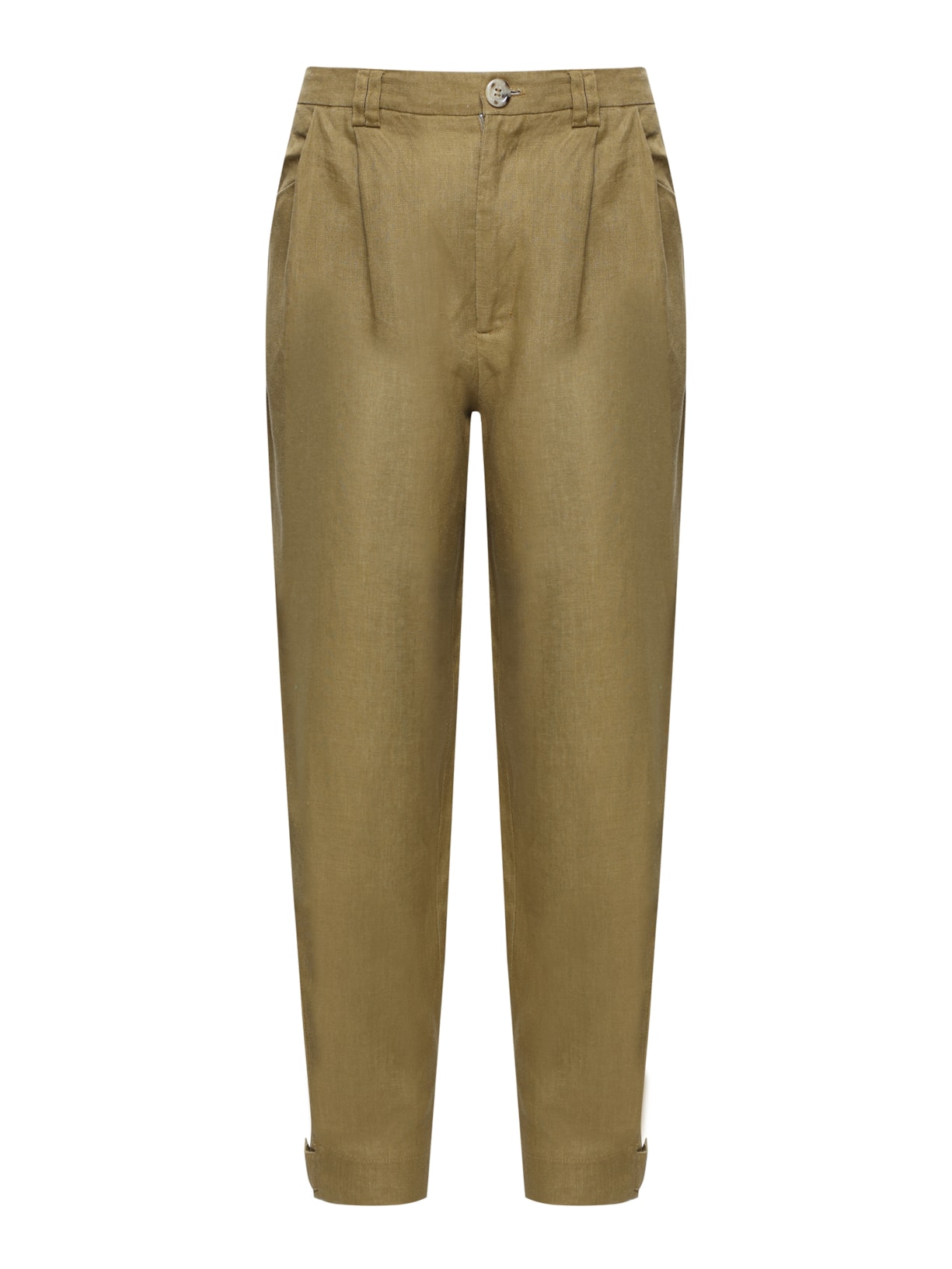 Calça Alfaiataria Linho Bronze