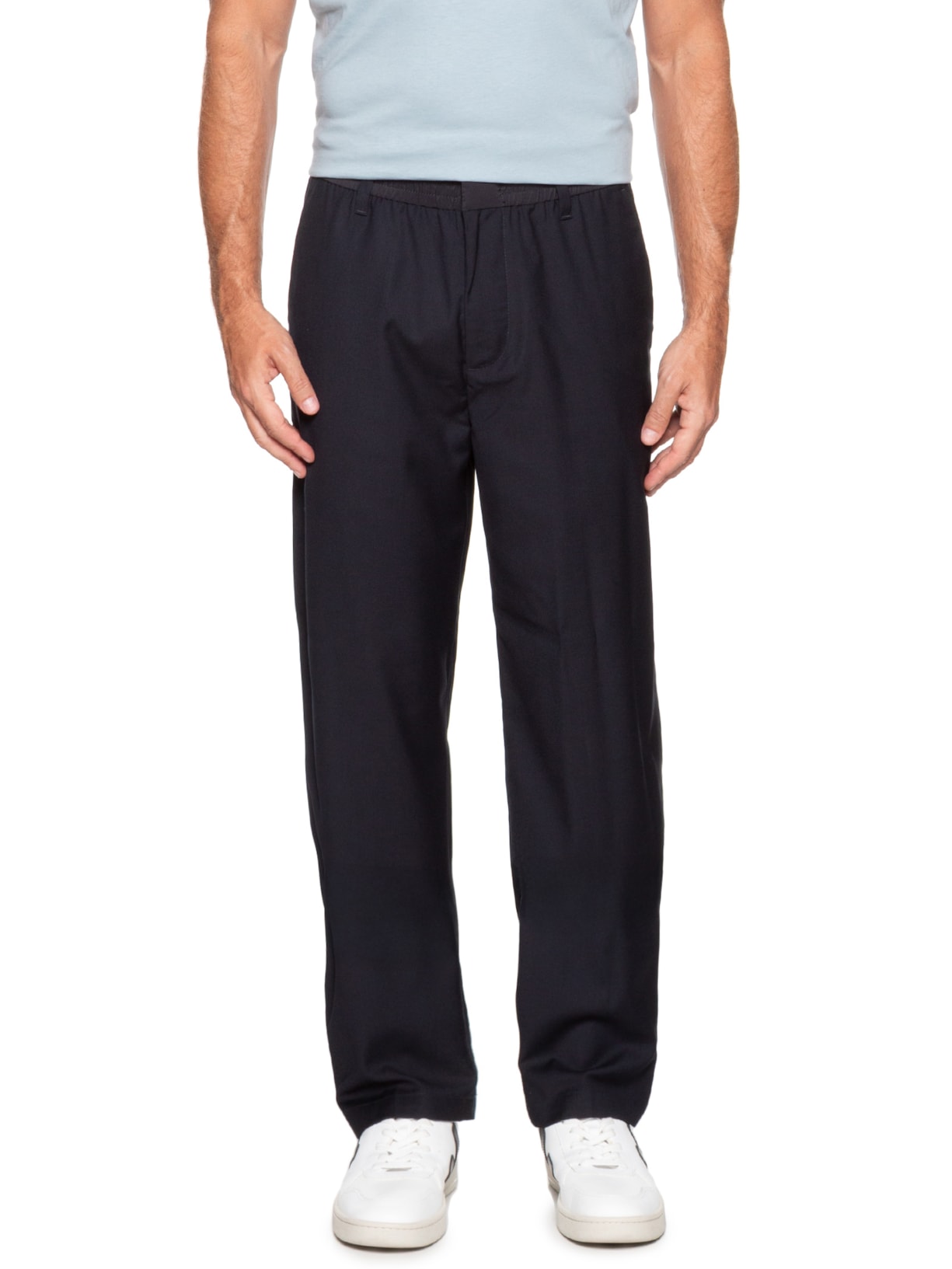 Calça Alfaiataria Masculina Azul Armani Exchange