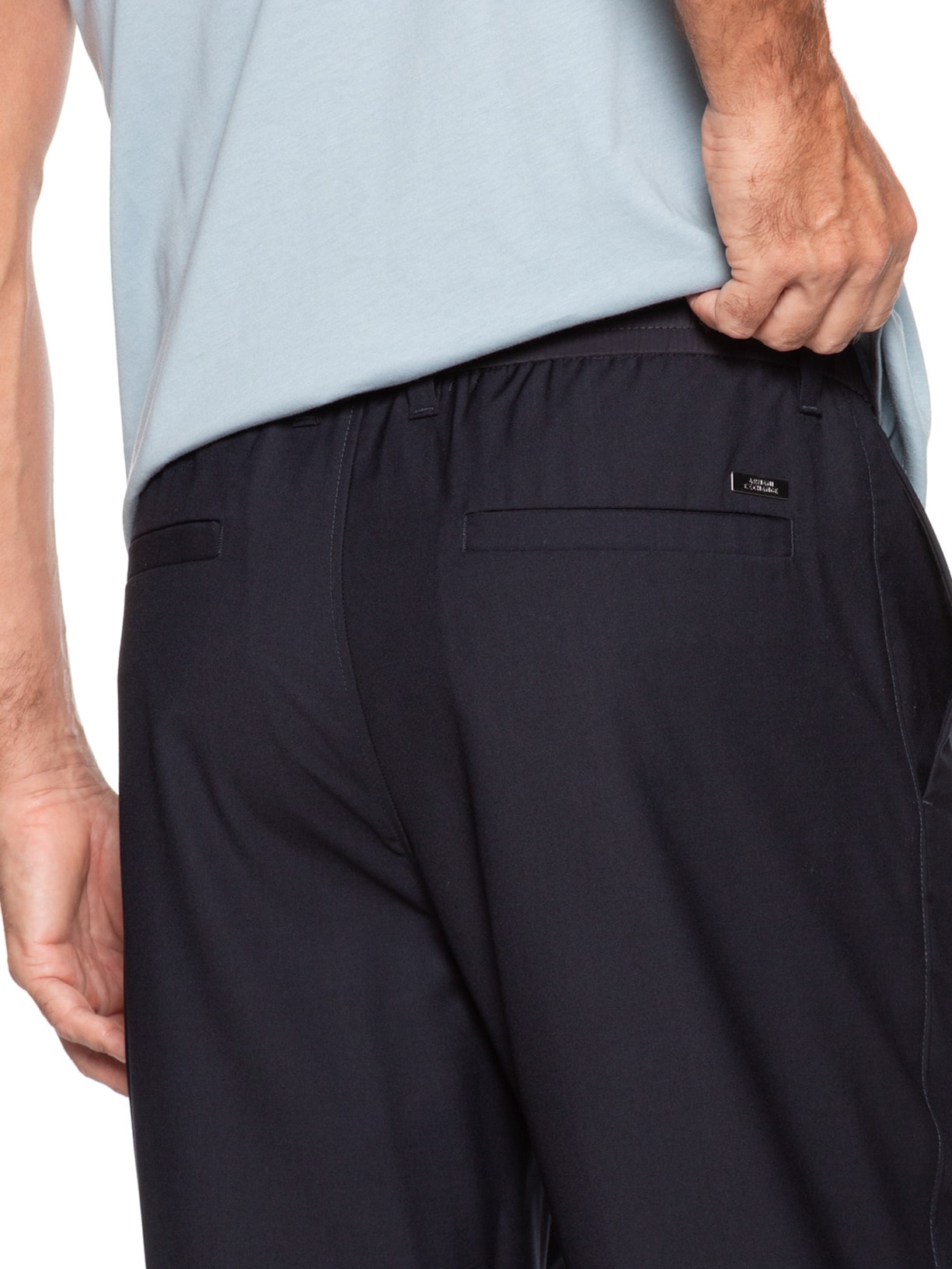 Calça Alfaiataria Masculina Azul Armani Exchange