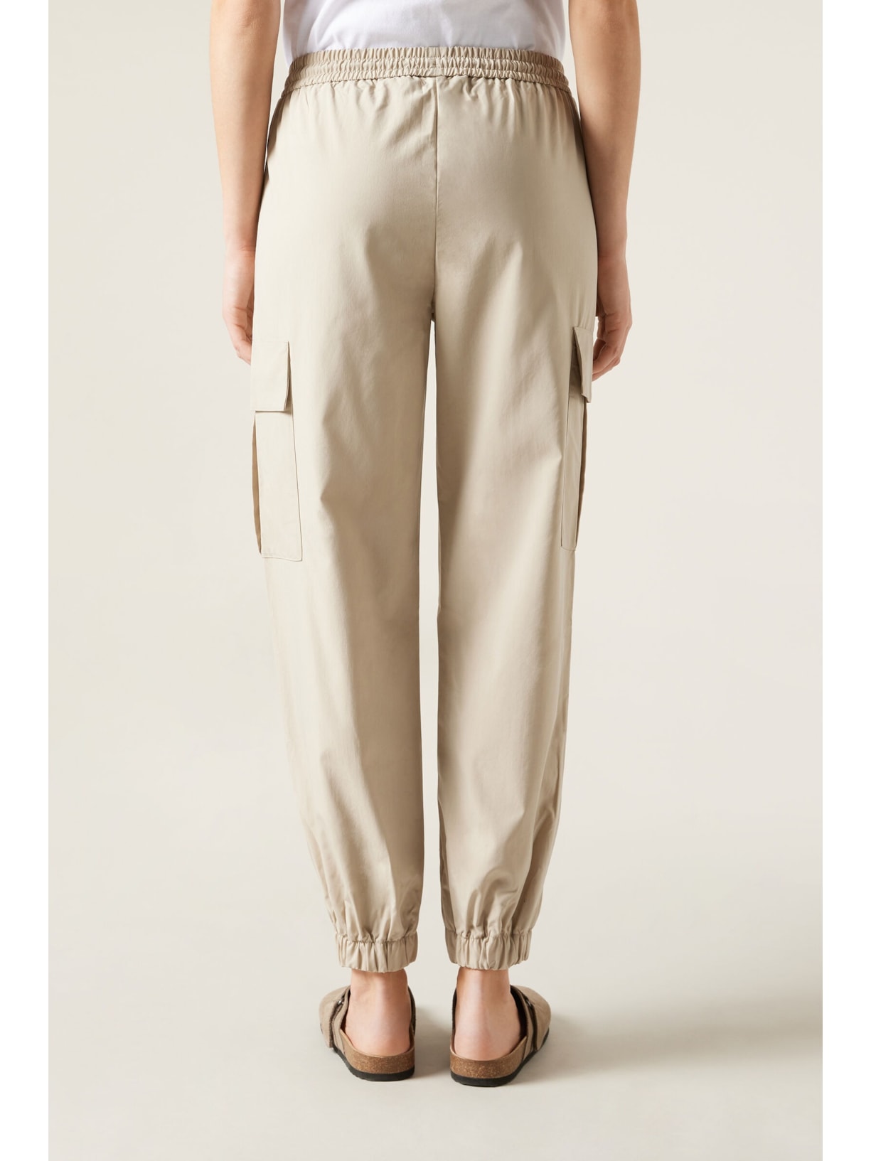 Calça Cargo Jogger Soft Touch Bege Calzedonia