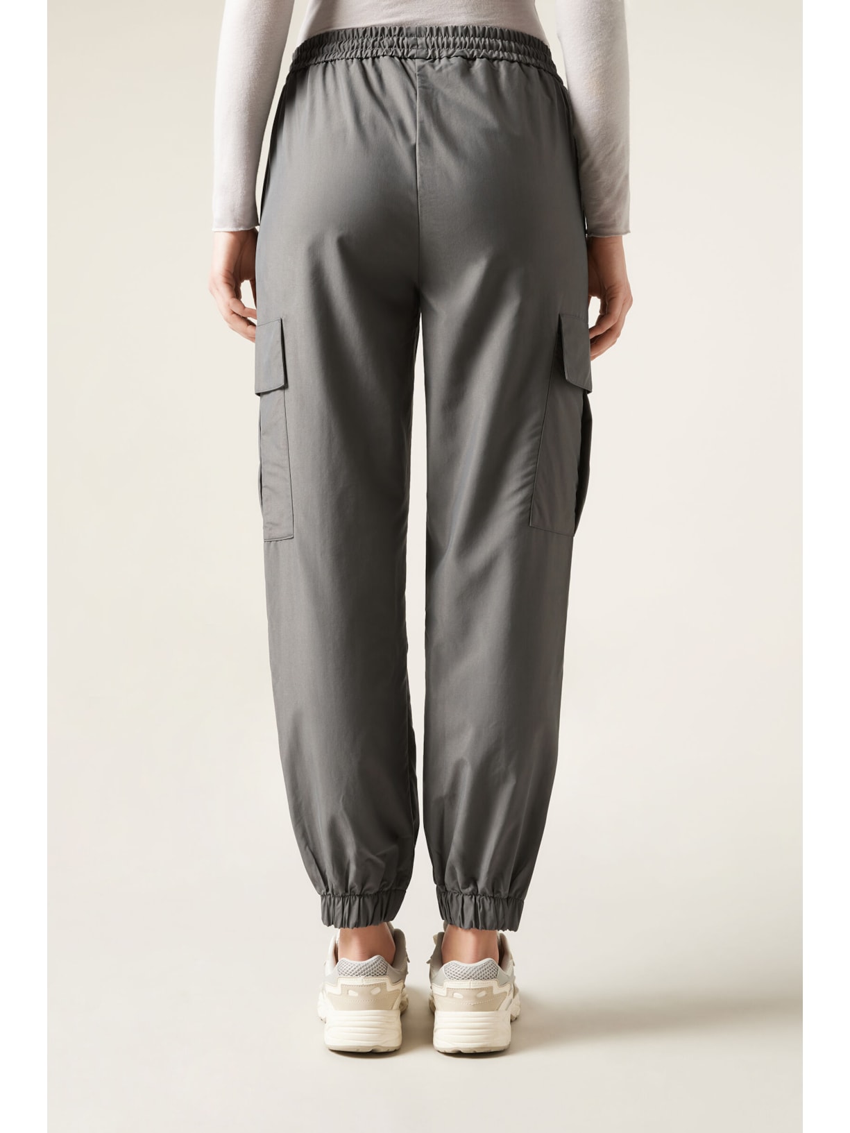 Calça Cargo Jogger Soft Touch Cinza Calzedonia